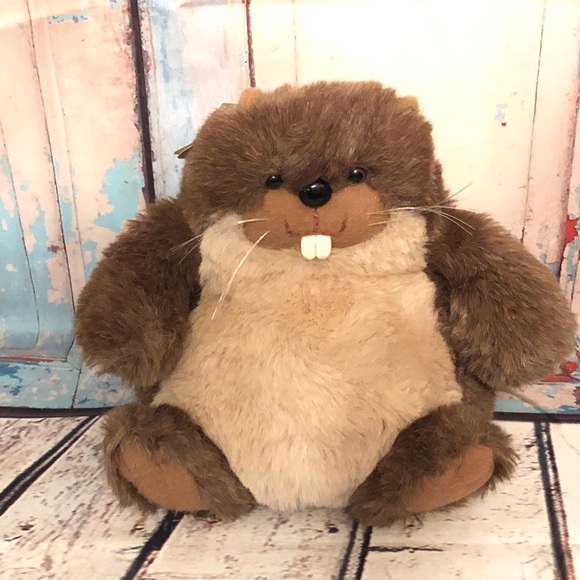 Heartline Snuggables Bentley the Beaver Plush 1983 - Picture 6 of 7